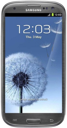 Смартфон Samsung Galaxy S3 GT-I9300 16Gb Titanium grey - Гатчина
